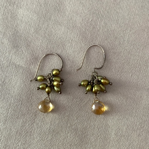 Citrine Earrings - Picture 1 of 1